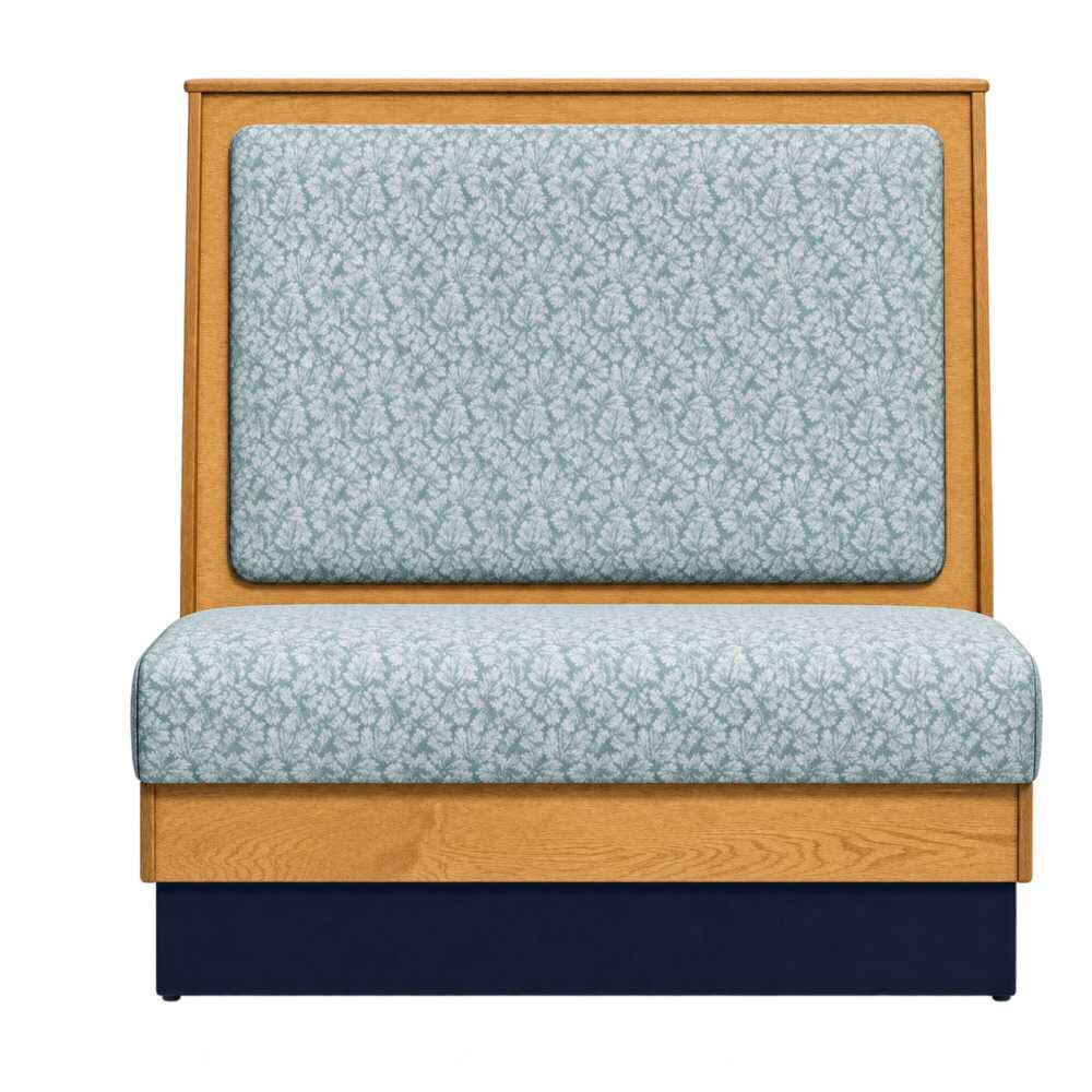 Booth in Wood Finish