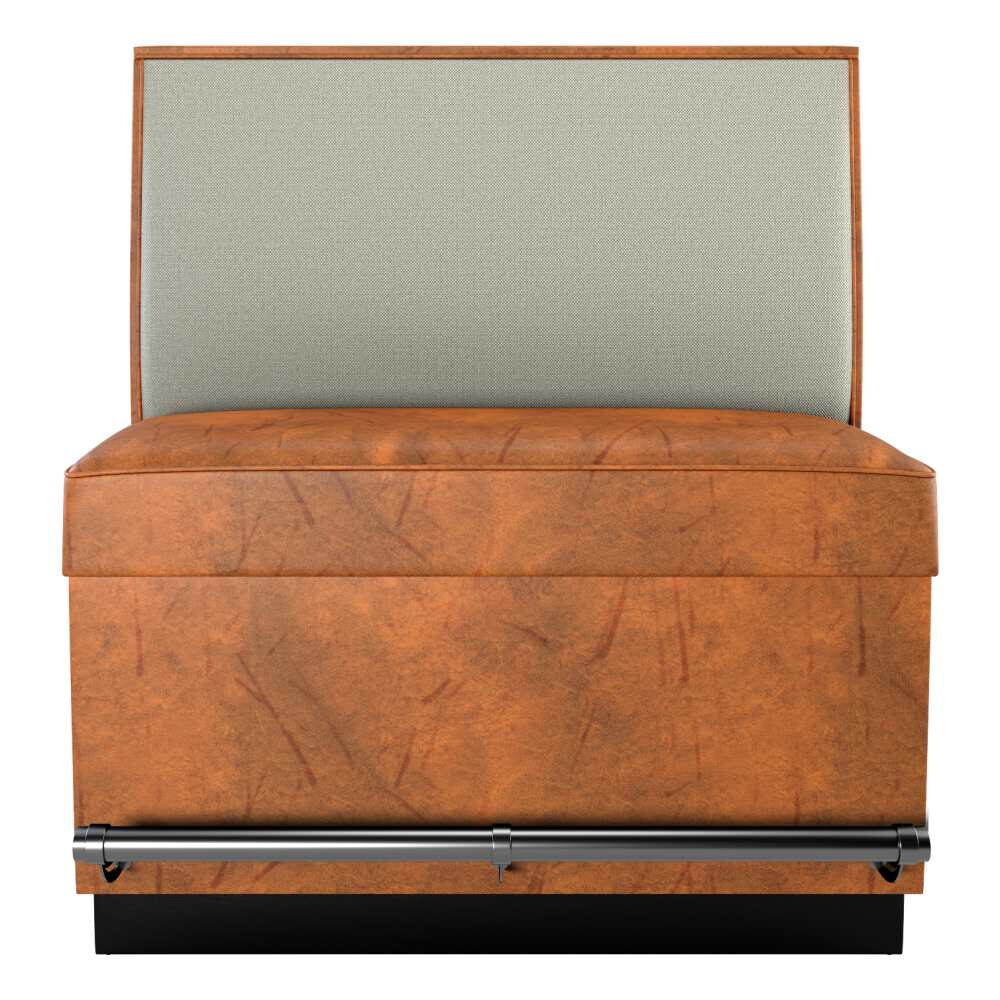 Booth with Plain-Back, Bar-Height