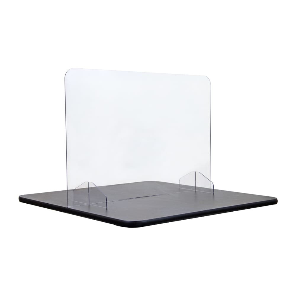 Acrylic Shield for Countertop, 24" High