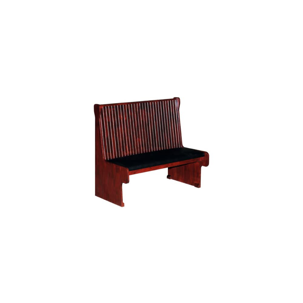 Bench with Bead Board Back, Wood