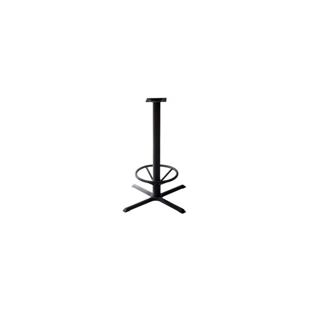 X-Prong Table Base with Footrest, Bar Height