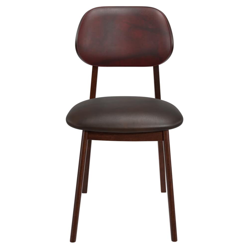 Gisselle Chair in Wood with Padded Back