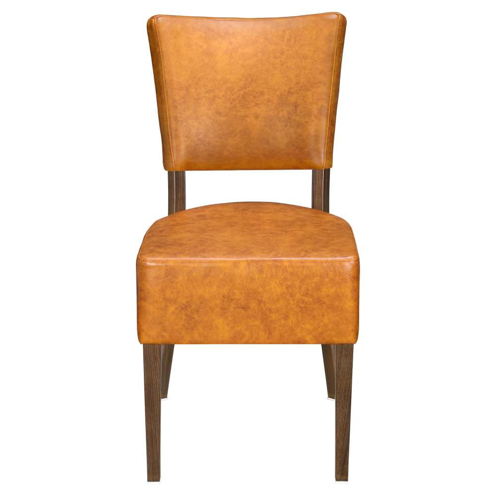 Lumme Chair with Padded Back, Metal
