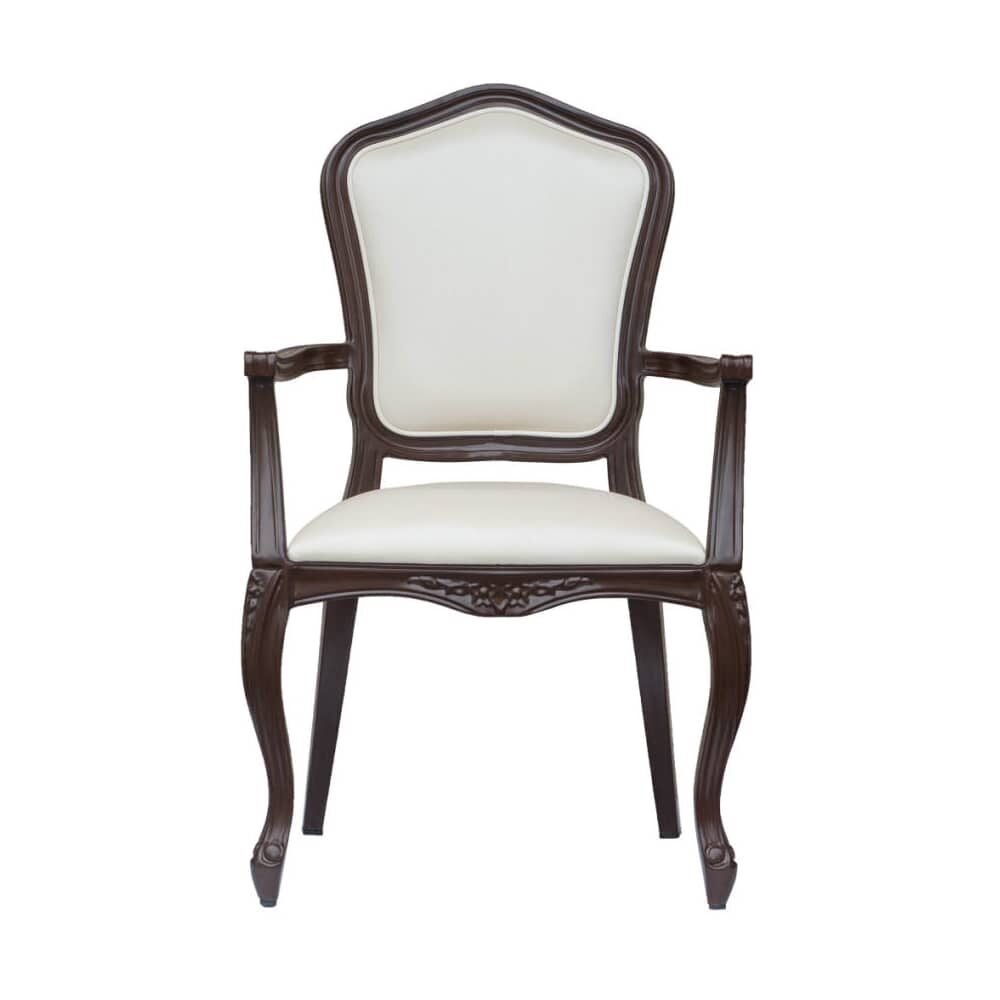 Tiffany Armchair in Aluminum, Senior Living