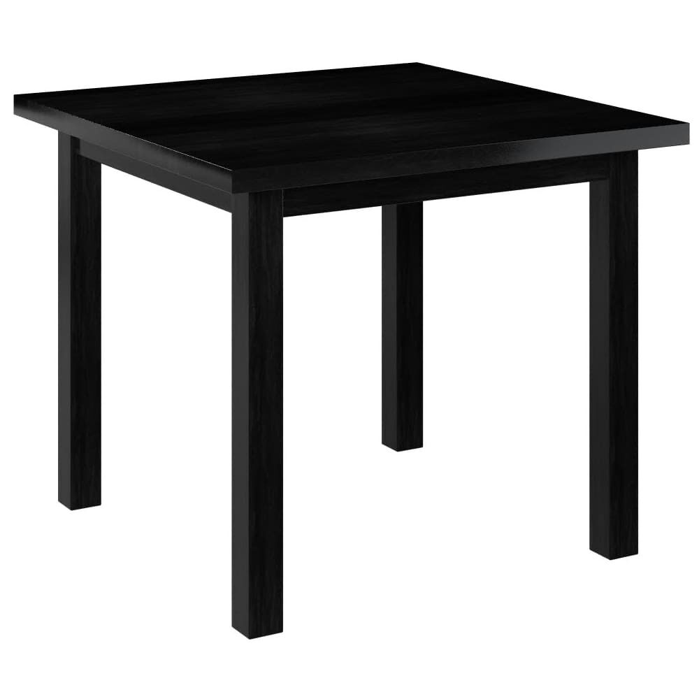 Table Top with Wood Legs, Solid Wood Plank