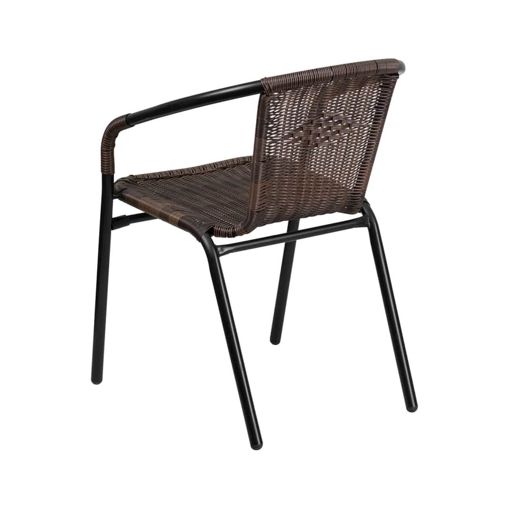 Rattan Chair in Dark Brown