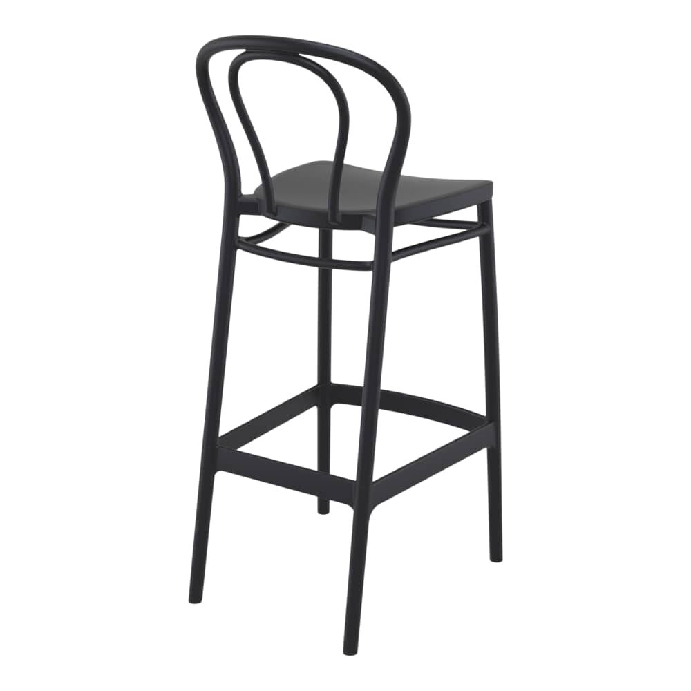Vienna Style Patio Bar Stool, Resin