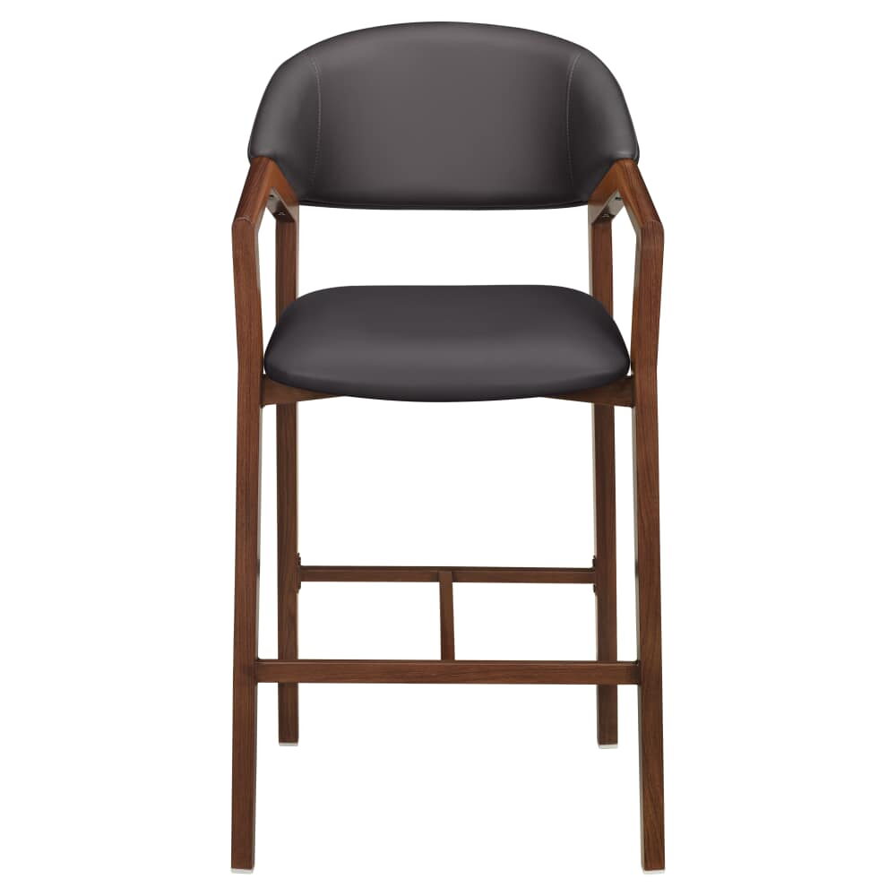 Bar Stool with Upholstered Back, Arvell