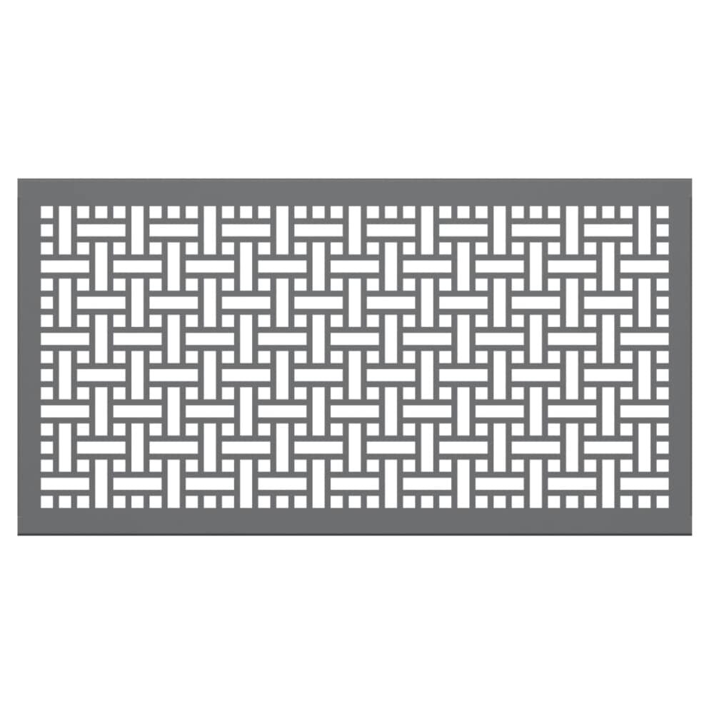 Patio Partition with Square Pattern Design