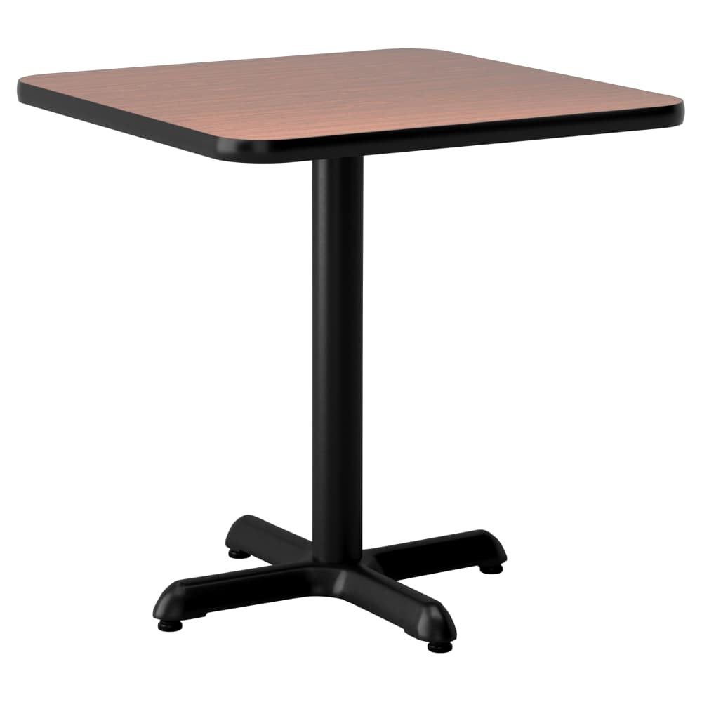 Reversible Table with Oak and Walnut Laminate