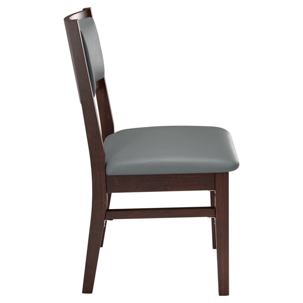 Stella Chair with Padded Back, Wood