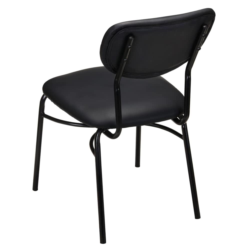 Xavi Chair in Metal with Padded Back