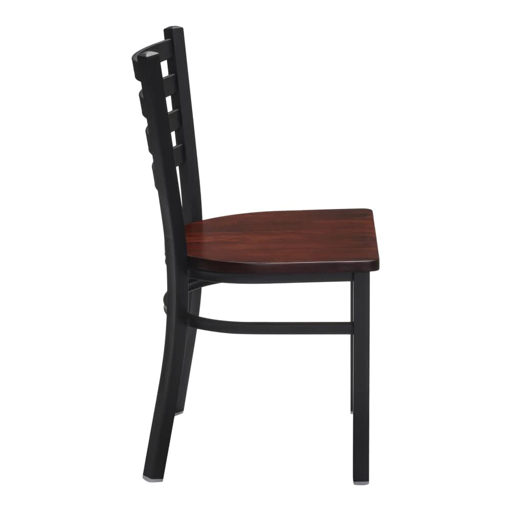 Metal Chair with Ladder-Back
