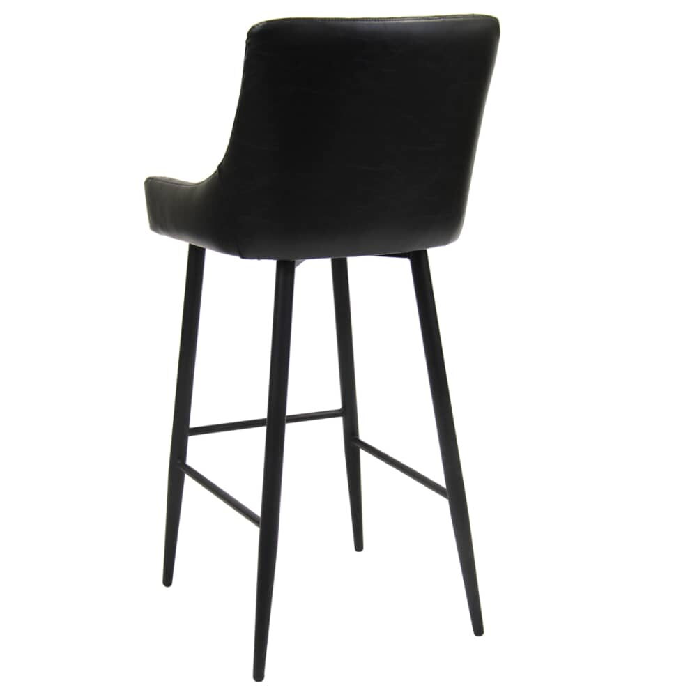 Maal Upholstered Bar Stool with Diamond Stitch