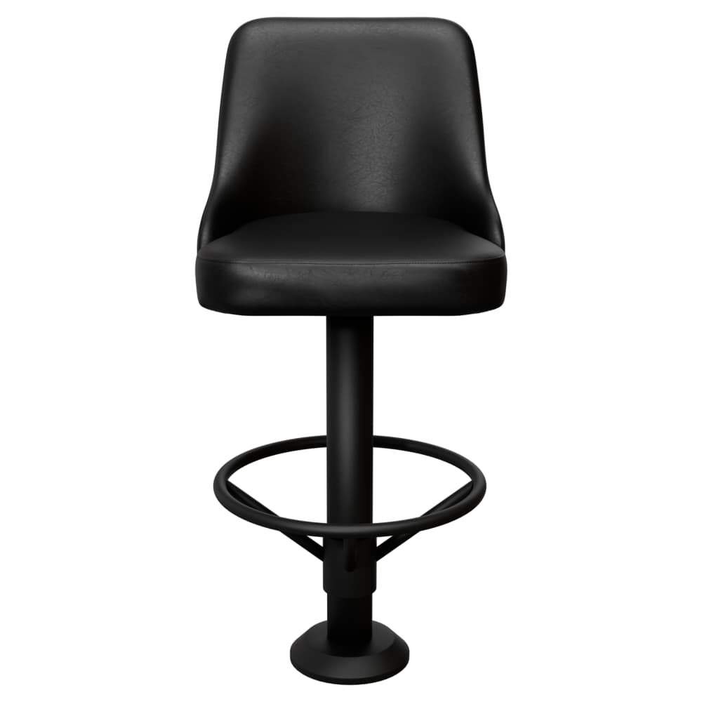 Mauro Swivel Bar Stool with Bolt-Down Bucket