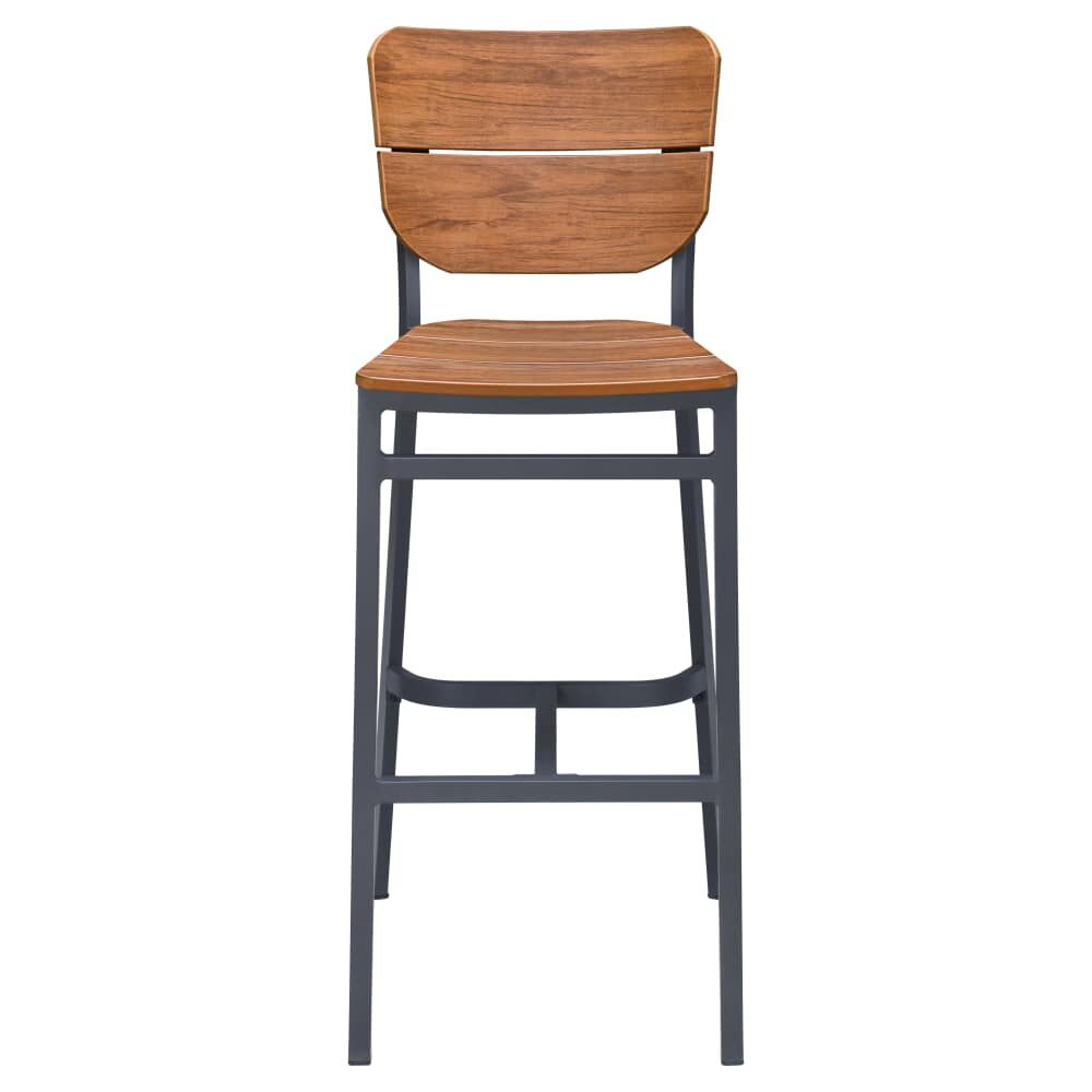Outback Patio Bar Stool in Aluminum