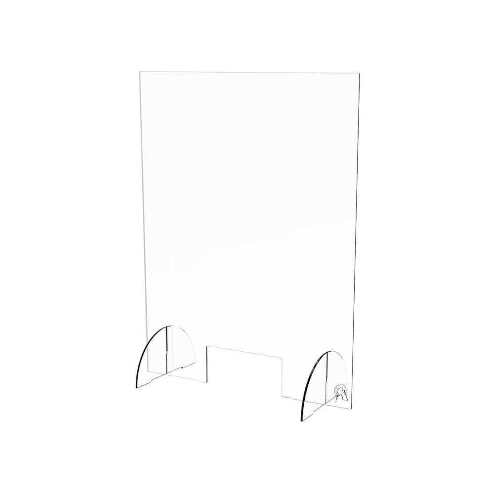 Acrylic Shield for Countertop, 36" High