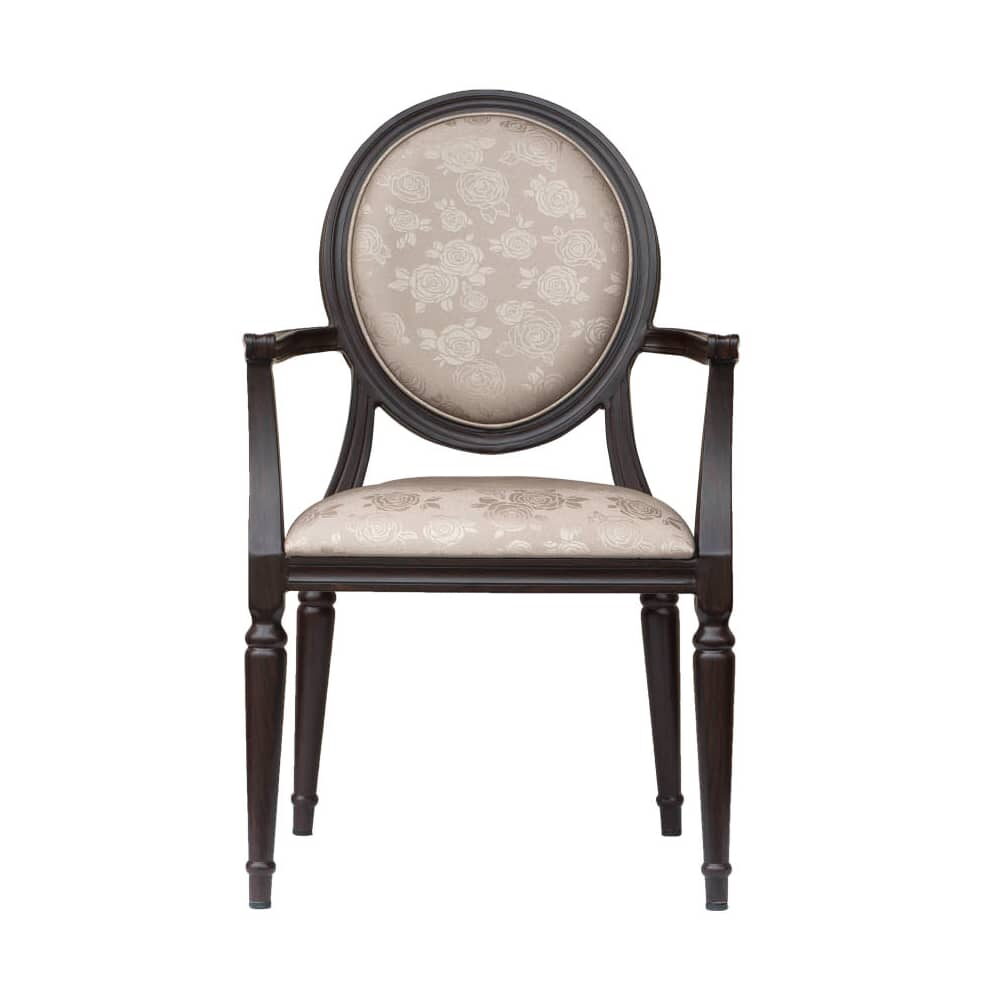 Armchair in Aluminum, Louis